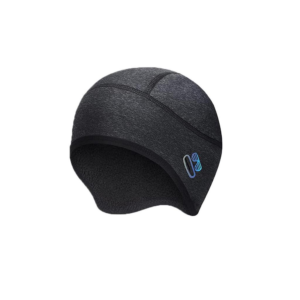 Warm Fleece Balaclava with Outdoor Glasses - Winter Cycling Helmet Liner, Cold-Proof and Ear-Warming Hat