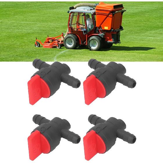 10Pcs Fuel Shut Off Valve, 1/4 Inline Fuel Cut Off Shut Off Valve Gas Fuel Small Engine On Off Fuel Switch Tap for 494768 5091H 5091K 697947 Lawn