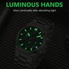 Fashion Business Quartz Watch for Men Multifunctional Sub-Dials Stainless Steel Strap Luxury Mens Watches