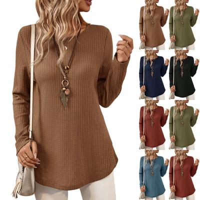 Women's Fashionable Long Sleeve Elegant Commuting And Casual Plus-Size Top