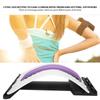 Back Massage Stretcher Pain Relief Lumbar Spine Stretcher Relaxation Posture CorrectorWhite Purple