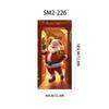 Christmas Santa And Elk Theme Backdrop Nut Cracker Snowman Door Banner Indoor Outdoor Veranda Door Cover Photography Background