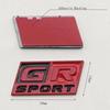 3D Metal GR Sport Logo Steering Wheel Badge Lnterior Sticker Decoration Emblem For Toyota RAV4 Camry Corolla Prado Land Cruiser