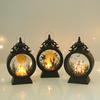 2024 Halloween LED Hanging Pumpkin Lantern Light Ghost Lamp Candle Light Retro Halloween Party Home Christmas Decoration