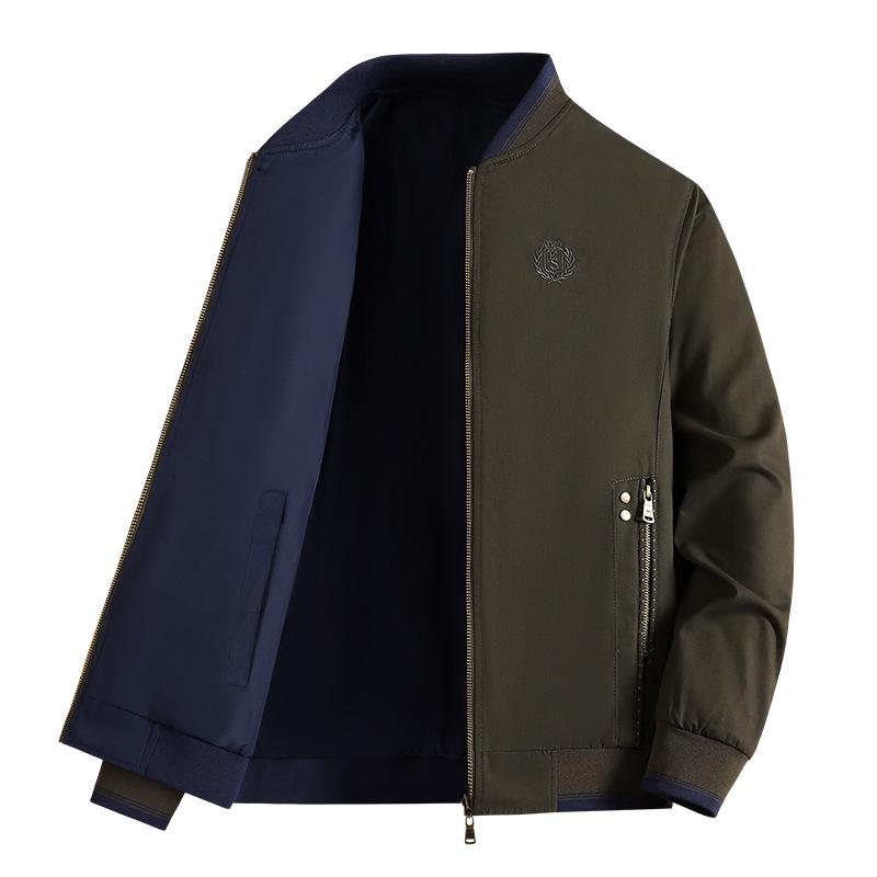 

Men s Reversible Business Casual Jacket - 2026 Spring & Autumn Collection XL армія зелений колір