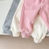 Kinder Herbst- und Winter-Sweathose, lockere und vielseitige lässige Sporthose für Jungen und Mädchen, Baby-Plüsch-Langhose