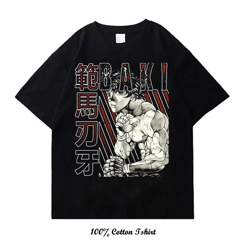 Tricou Anime Japonez Baki Hanma The Grappler cu Imprimeu Grafic Mânecă Scurtă Gât Rotund Mărimi Mari Tricou Femei