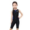 Hongxing Baiya Girls' Quick-Dry Sleeveless One-Piece Swimsuit for Students