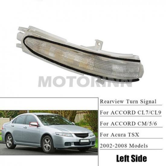 Left Rearview Mirror Turn Signal Light Fit For Honda Accord Acura TSX 2004-08 LH