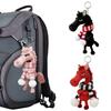 Soft Horse Plush Pendant Symbolizing Strength Courage Balance Horse Keychain Plush Toy with Scarf for Backpack Purse and Bag