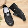 Summer mesh shoes men's breathable hollow thin mesh shoes soft sole non-slip and wear-resistant one-pedal casual shoes men's sandals