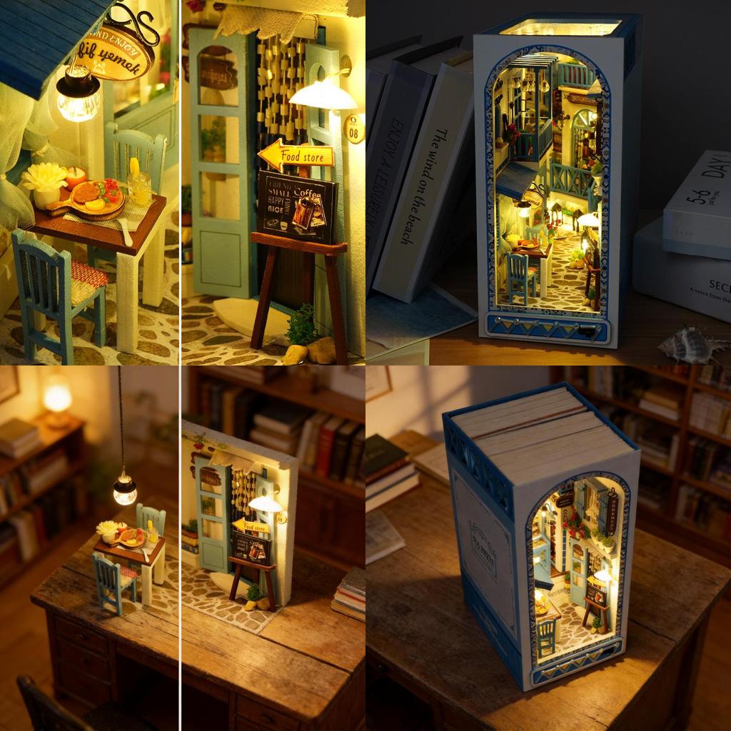 Wooden Building Model Kit With Diy Assembly For Creative Home Decor And Gift