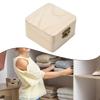 1pz 8x8x4,5cm Scatola Portaoggetti in Legno Naturale Scatola Regalo in Legno di Pino Liscio per Oggetti Vari Domestici Gioielli e Piccoli Accessori