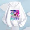 Korean KPop Devil Hunter Cartoon Girl Hooded Sweatshirt Warm Children's Wave Fashion Casual Top Casual Girls' Clothing
