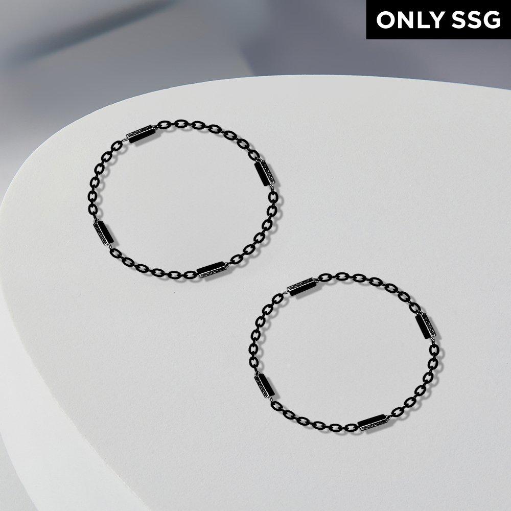 

14K Black Sirius Bar Chain Gold Ring 14K black gold Size: 10