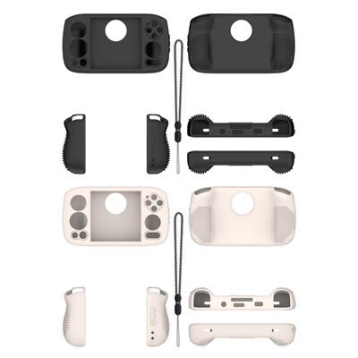 Silicone Shockproof Protective Cover Anti-Scratch Protector Shell Sleeve with Lanyard for ANBERNIC RG Cube Handheld Game Console