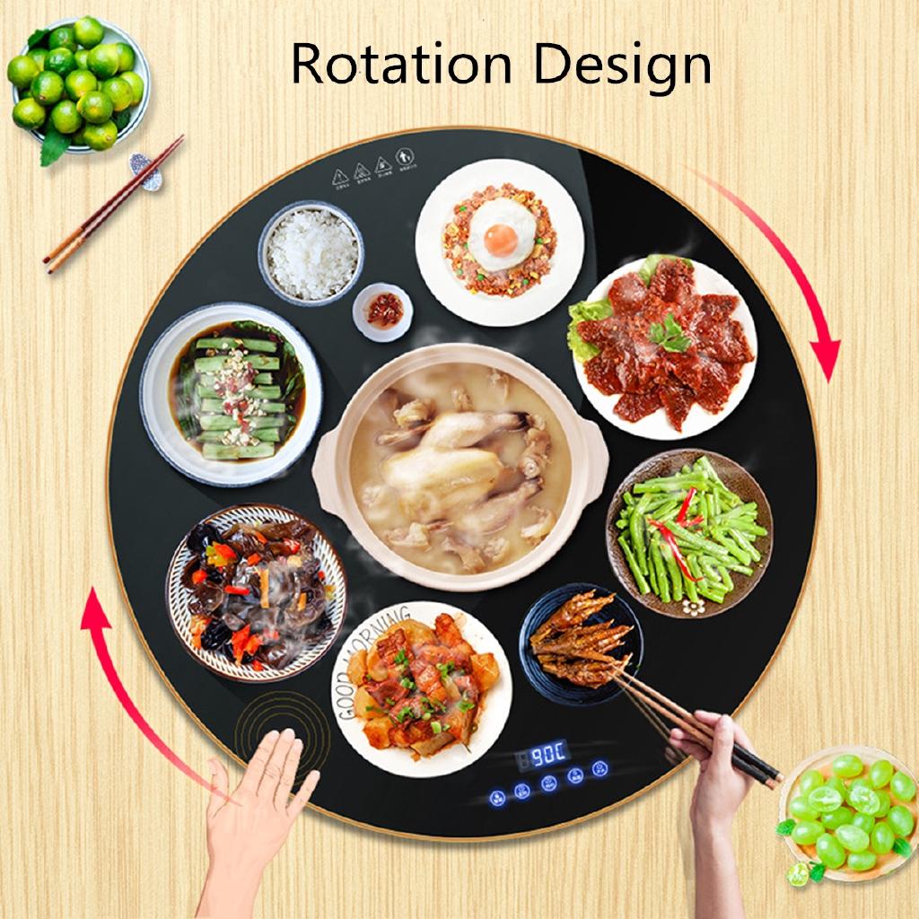 Hot Meals Insulation Board Dish Warm Machine Multifunctional Household Heating Board Intelligent Heating Hot Food Table