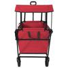 Folding Handcart Red 105 X 56.5 X 116 Cm Oxford Fabric
