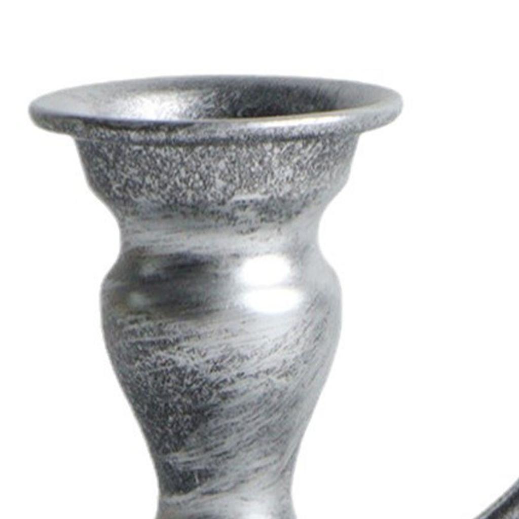 Candlestick Holder Metal Vintage Candlestick Holder with Handle Stable Base for Table Centerpieces Wedding Housewarming