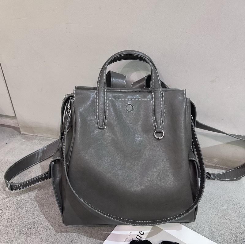 Nova mochila de couro de vaca unissex bolsa para o dia a dia bolsa para computador bolsa de grande capacidade feminina