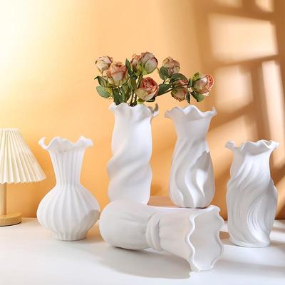 Vaso Ornamentado de Cerâmica Elegante para Sala de Estar ou Mesa de Jantar - Decoração de Casa de Luxo Leve
