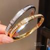 Edelstahl Zirkon Stern Armreif Mit Elegantem Design Für Modische Frauen