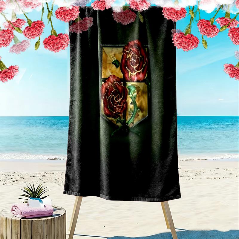 Guardians Honor: Swords United beach towel Beach towel for vacation photos Outdoor camping Outdoor pool towel Absorbent bath towel swim Fashion beach