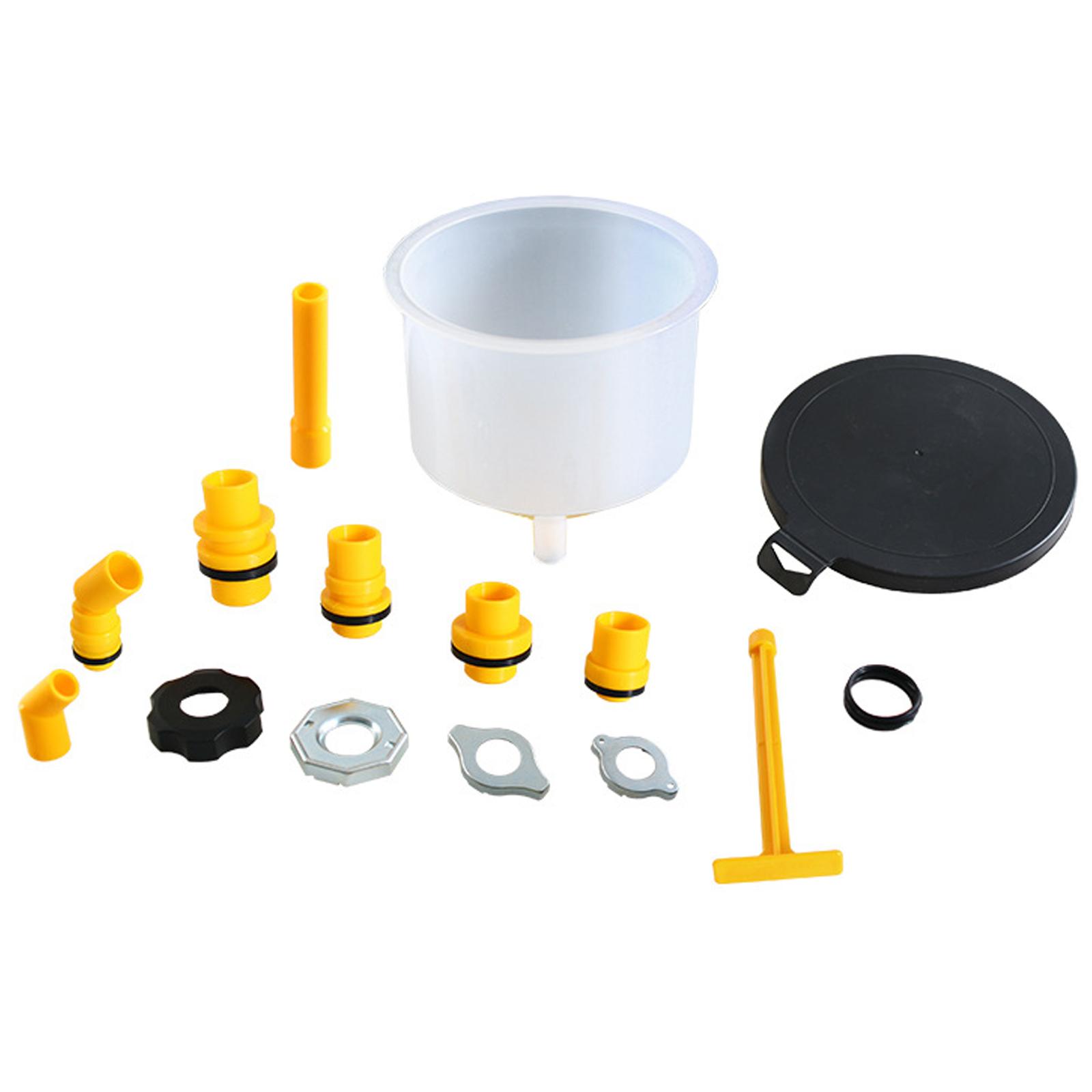 

Комплект воронок для заливки охлаждающей жидкости в автомобиль Белый металл и TPR Комплект воронок для охлаждающей жидкости без проливания