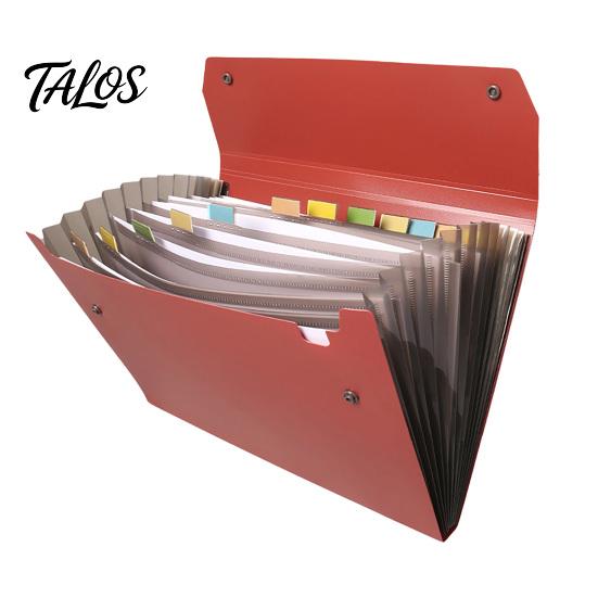 Wasserdichter Dokumenten-Organizer, erweiterbare Aktenmappe, Akkordeon mit 13 Fächern, tragbarer Belegpapier-Bürosortierer, Rechnungs-Organizer, A4-Größe
