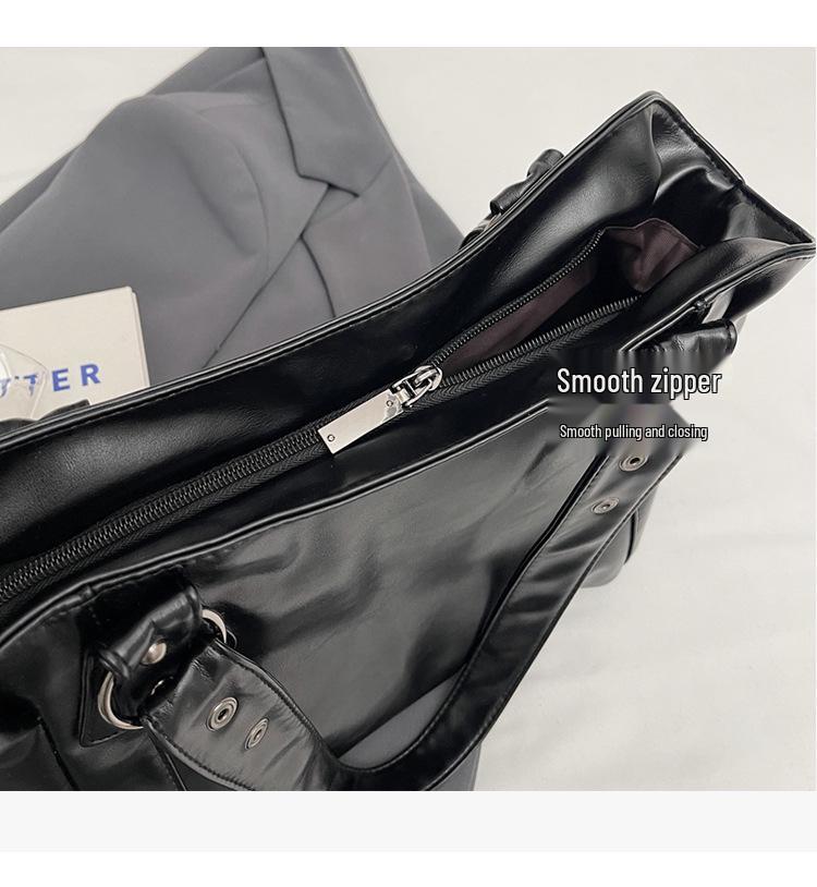 European & American Retro Women's High-End Casual Shoulder Tote - Fashionable, Versatile, Commuting Crossbody Bag