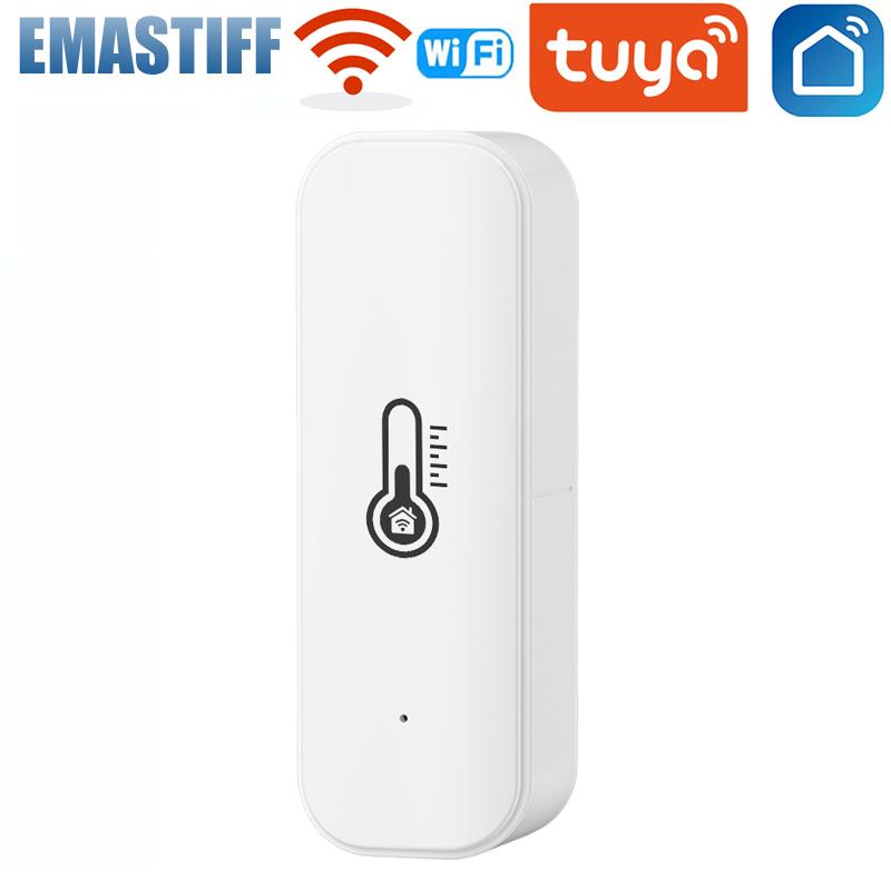 Tuya WiFi Smart Temperature Humidity Sensor Indoor Hygrometer APP Remote Control Works With Alexa Google Home Smart Home