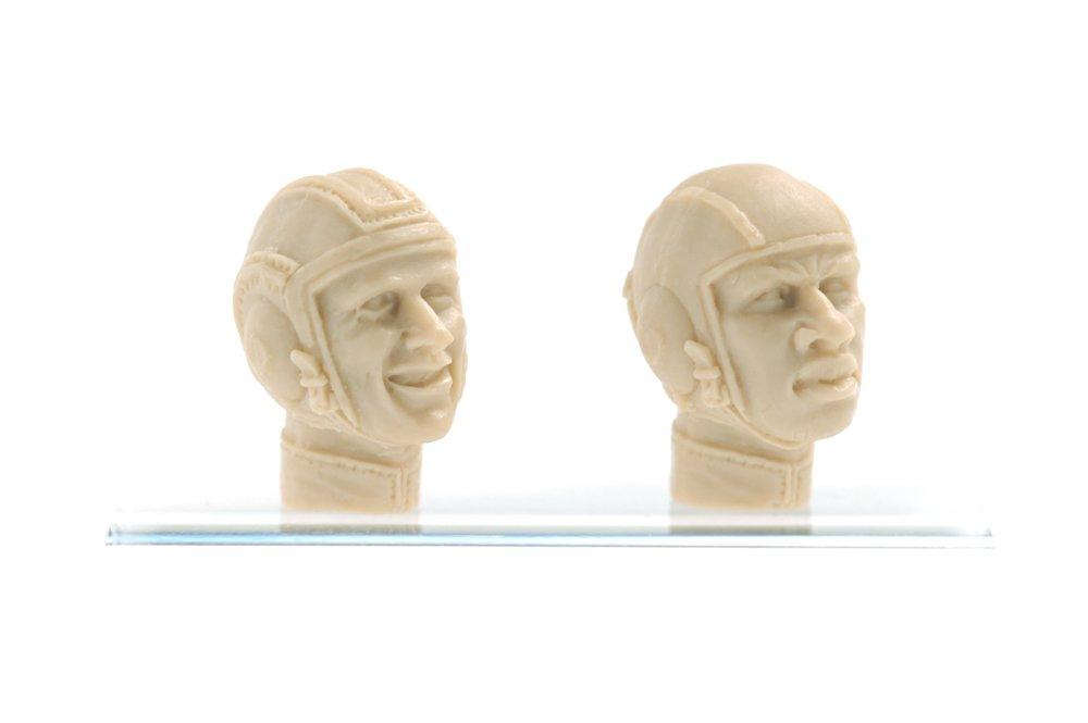 Brick Works Maschinen Krieger Mercenary Army Male Head Parts Garcia Private First Class Big Scale Resin Cast Assembly Kit "Sergeant & Man" 1/20