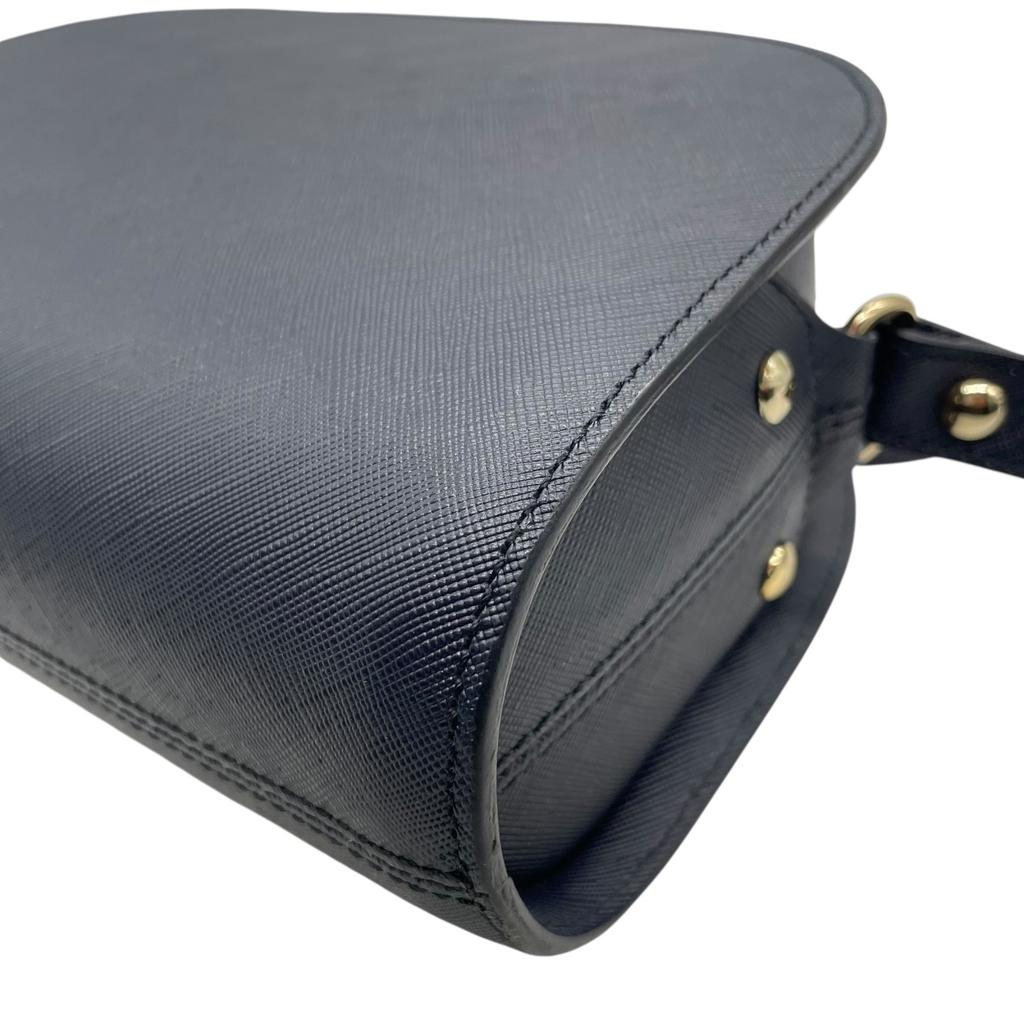 Used A.P.C.Shoulder Bag Navy leather Women