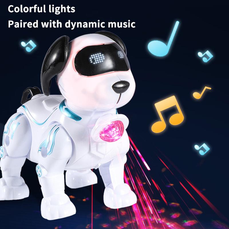 Robot Dog Electronic Stunt Pet Interactive Touch Programmable Smart Walking Dancing Kids Birthday Gift For Kids Boys Girls