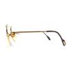 Very Good Cartier Glasses Trinity Logo Metal gold mens Used