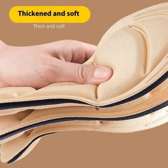 Unisex 5D Sponge Puff Sports Insoles Soft Absorption Pads Massage Insoles Arch Support Orthopedic Inserts for Running Basketball