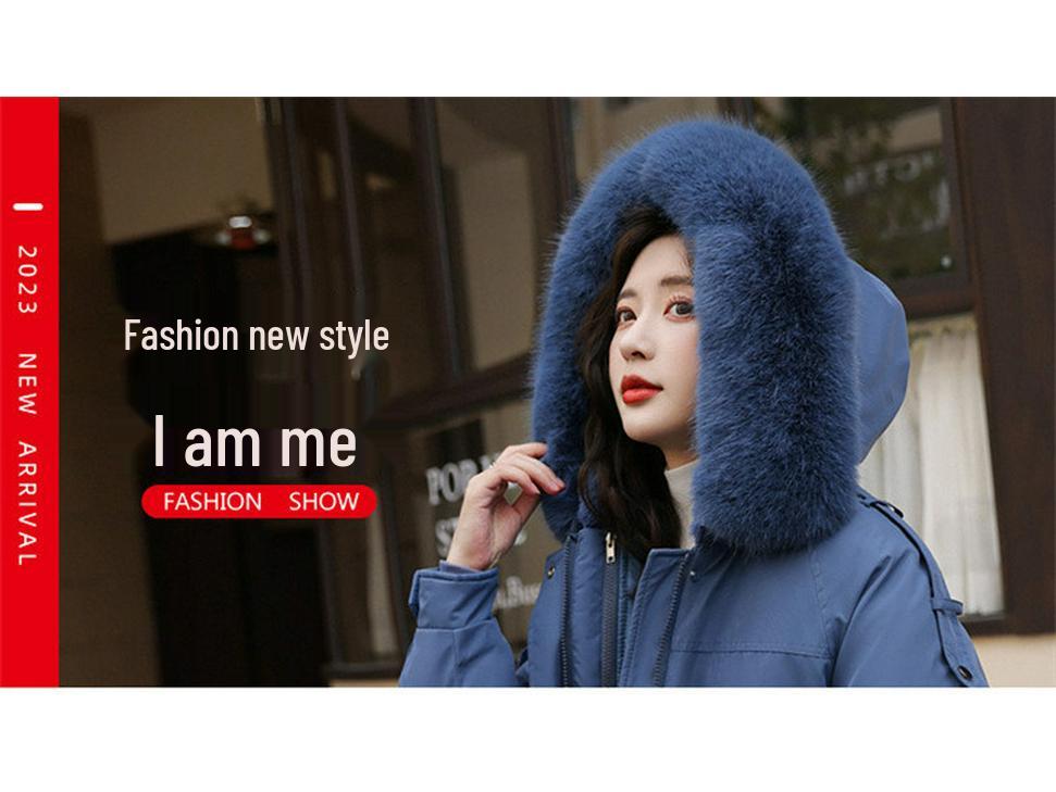 Women's Winter Parka: 3-in-1 Fleece-Lined Waist-Hugging Coat with Detachable Liner