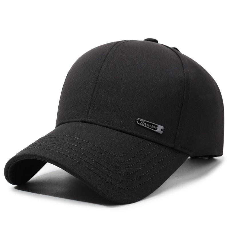 Spring And Autumn Middle-Aged And Elderly Hats Outdoor Travel Versatile Peaked Caps Sunshade Men'S Simple Casual Hard Top Baseball Caps