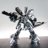 RG 1/144 Iridescent Chrome Sazabi Holographic Laser Transparent Gunpla Model Kit Anime Mecha Action Figure Boy Assembly Toy Gift
