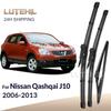 Für Nissan Qashqai J10 2006-2013 2007 2008 2009 Scheibenwischer Vorne & Hinten Wischerblätter Windschutzscheibe Windschutzscheibe Fensterwischer 24"+15"+12\"