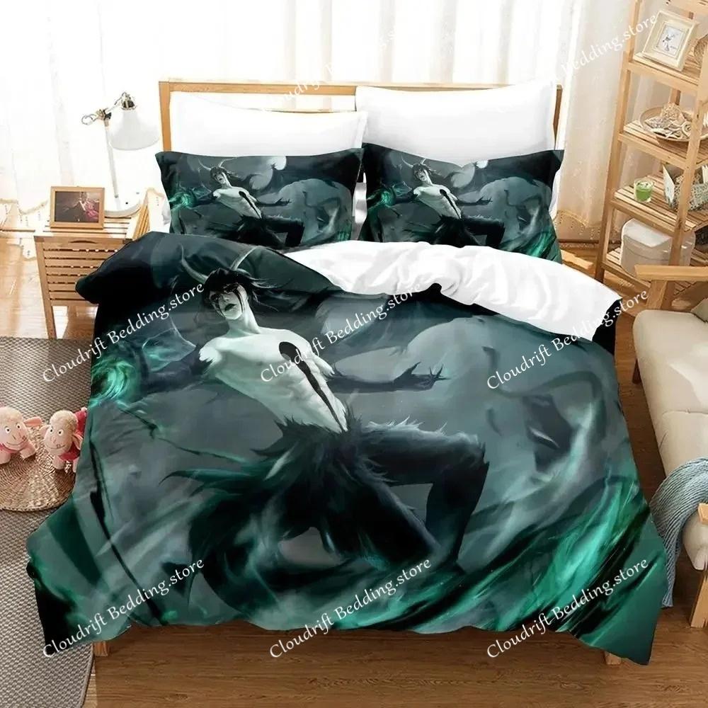 2025 Bleach Bedding Set Single Twin Full Queen King Size Bed Set Adult Kid Bedroom Duvet cover Sets 3D Print Anime Bed Sheet Set