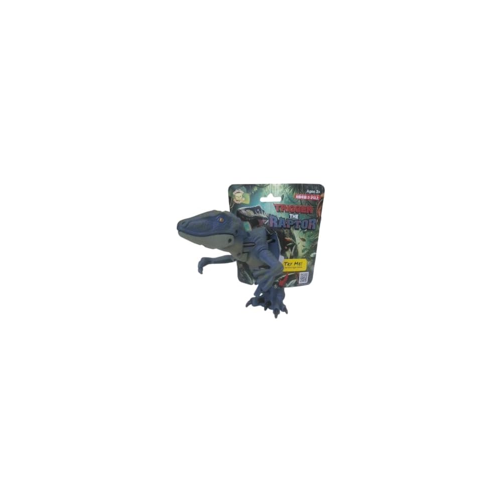 SunSmile Trigger the Raptor Interactive Dinosaur Toy Movable Action Figure Educational Plaything