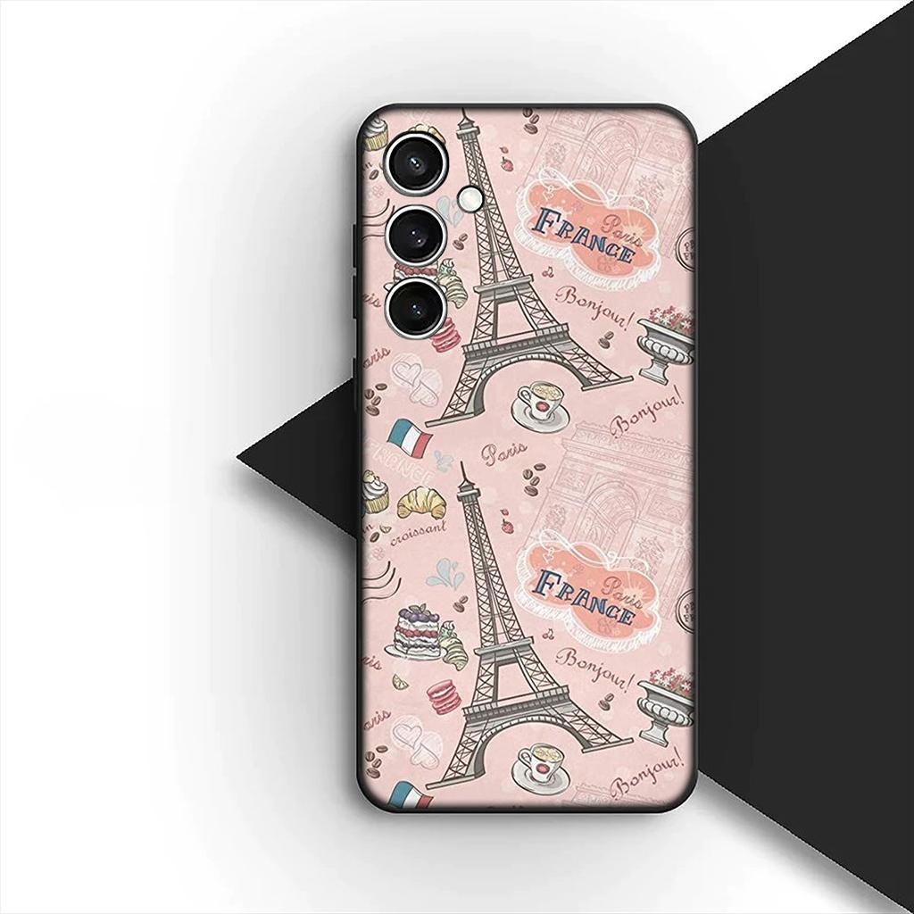 Cover for Samsung Galaxy S10 S8 S9 Plus A33 A34 A31 70 A71 A72 Note 20 9 8 S10E Phone Case France Paris Eiffel Tower London