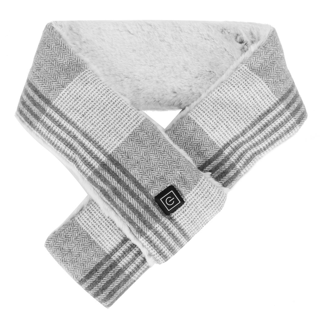 Electric Hted Scarf USB Smart Neckerchief Washable Warm Neck Gaiter for Men Women