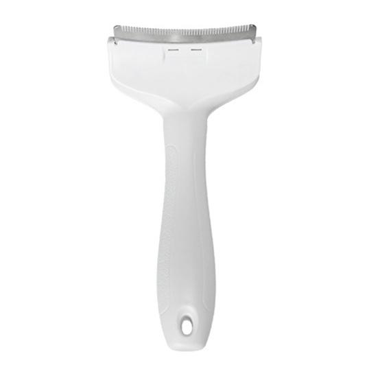 V-Tooth Deshedding Comb Pet Hair Removal Grooming Brush 1mm Teeth Shedding Comb with Ergonomic Handle for Dogs Cats