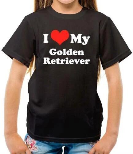 I Love My Golden Retriever - T-Shirt - Dog - Dogs - Animals - Owner - 130