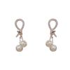 Pearl Light Luxury Style Simple Daily Commuting Style Personality Design Earrings Temperament Fashion Earrings