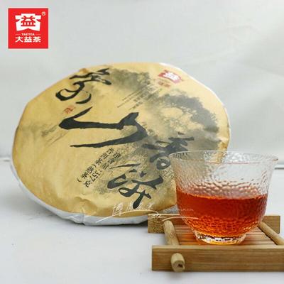 Palace Puerh Teekuchen DaYi Yunnan fermentierter Tee QiZi Pu'er Reifer Tee 357g