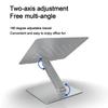 Folding Laptop Stand Aluminum Height Adjustable Notebook Cooling Holder Foldable Bracket for All 7-17in Tablets PC
