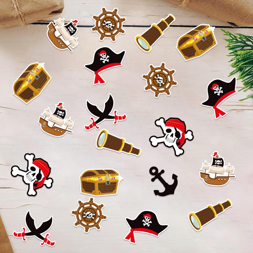 Pirate Birthday Theme Party Confetti For Festive Table Decor Celebrations And